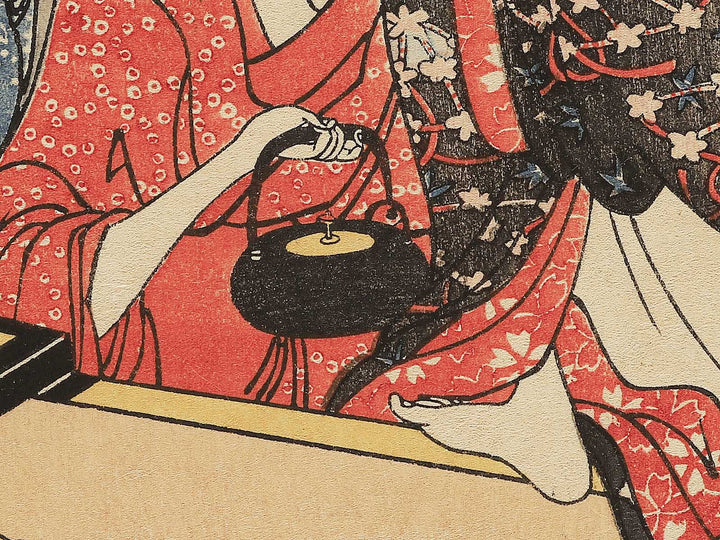 Hashi shita from the series Ryogoku bashi joge by Kitagawa Utamaro, (Medium print size) / BJ349-538