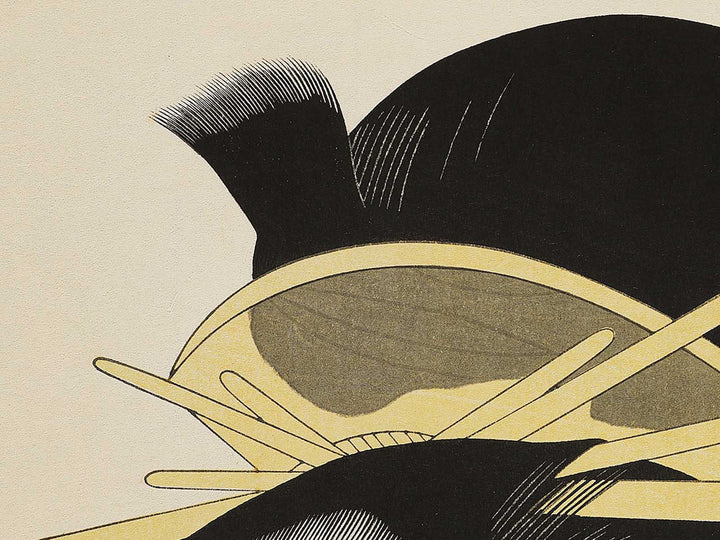 Ogiya nai Takigawa by Chobunsai Eishi, (Large print size) / BJ318-969