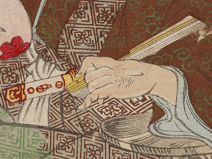 Kato Masakiyo from the series Kyujin yosai shuhitsu by Utagawa Kuniteru   / BJ335-013