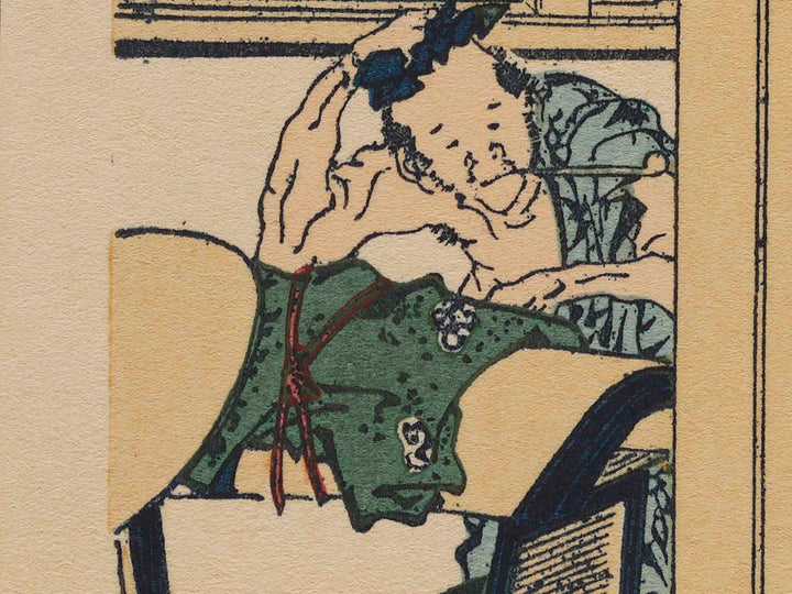 Yoshida on the Tokaido Road from the series Thirty-six Views of Mount Fuji by Katsushika Hokusai, (Medium print size) / BJ283-087