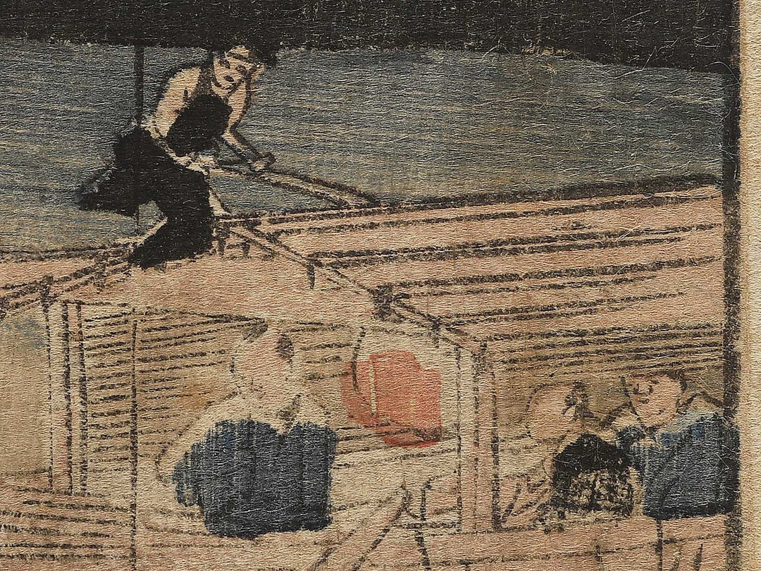 Sumidagawa no tsuki from the series Edo meisho by Utagawa Hiroshige / BJ352-163