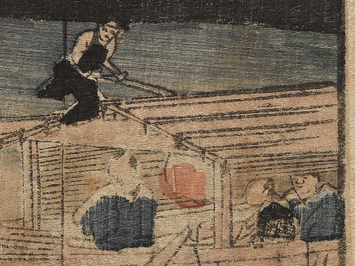 Sumidagawa no tsuki from the series Edo meisho by Utagawa Hiroshige / BJ352-163