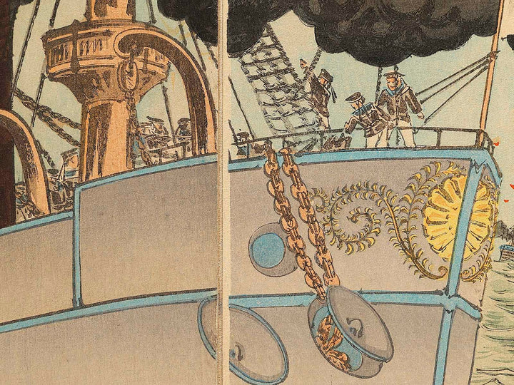 Teikoku kantai Ikaiei ni oite tekikan wo gakichin su by Einen / BJ322-448