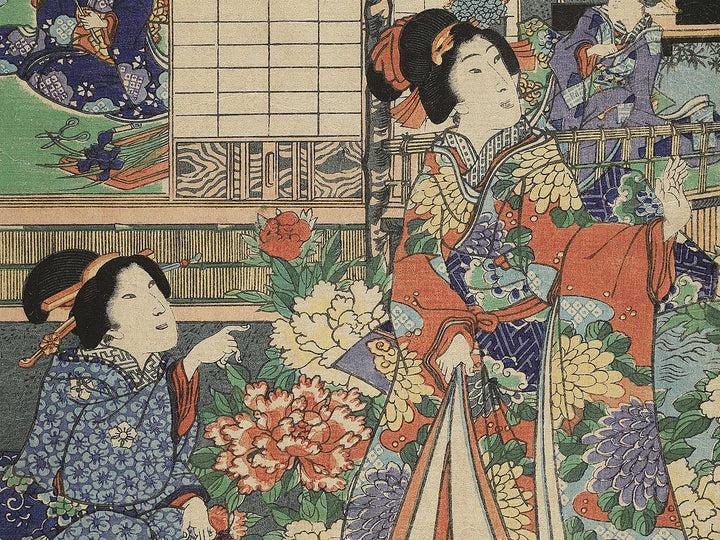 Botan no sono imayo genji by Utagawa Kunisada II / BJ348-103