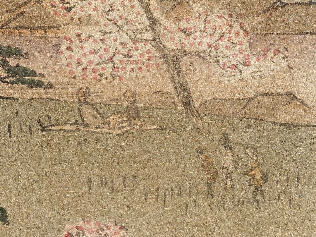 Gotenyama no hana zakari sononi from the series Ehon edo miyage by Utagawa Hiroshige, (Large print size) / BJ332-297