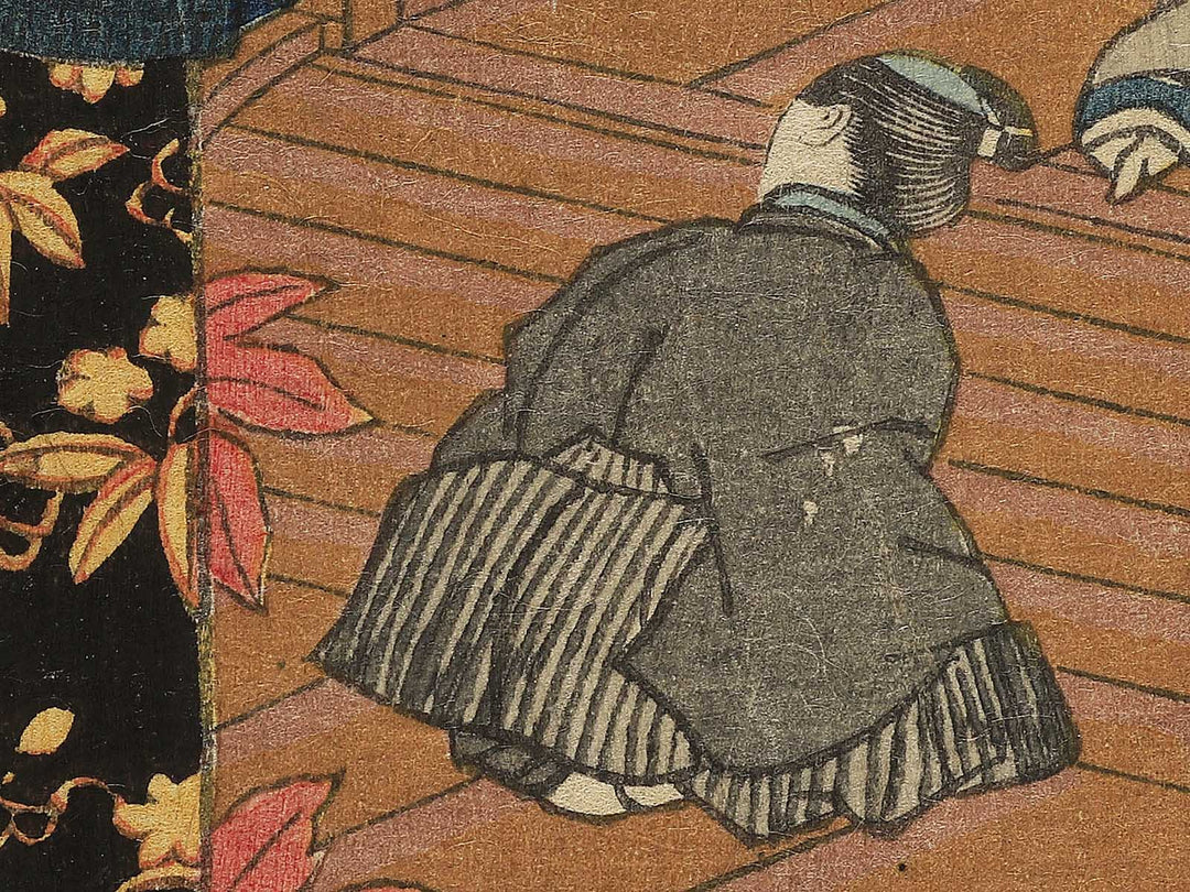 Dai juyon Miotsukushi from the series Edomurasaki gojuyonjo by Utagawa Kunisada(Toyokuni III) / BJ347-270