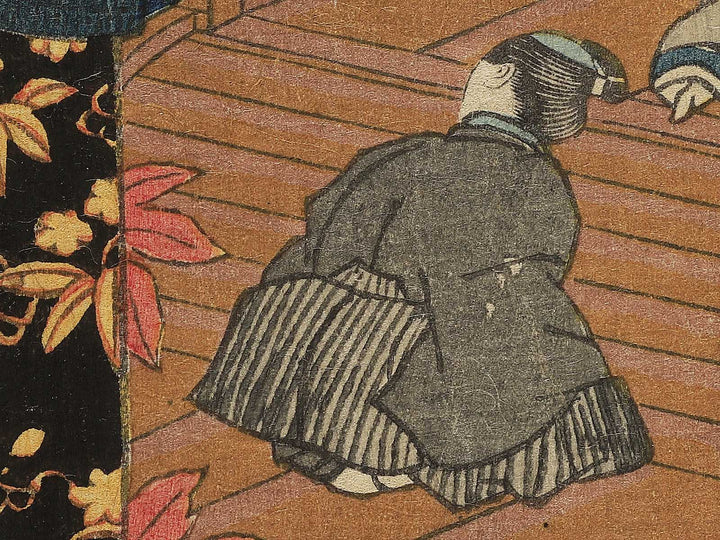 Dai juyon Miotsukushi from the series Edomurasaki gojuyonjo by Utagawa Kunisada(Toyokuni III) / BJ347-270