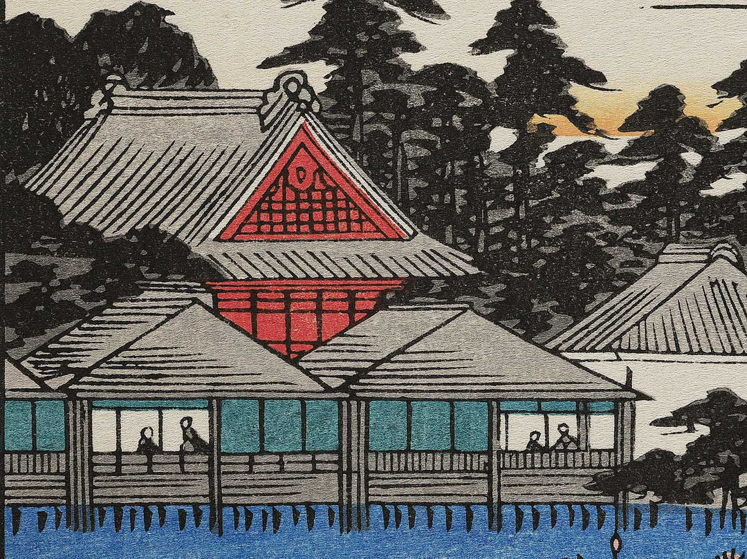 Ueno shinobazu hasuike from the series Toto meisho by Utagawa Hiroshige, (Large print size) / BJ342-720