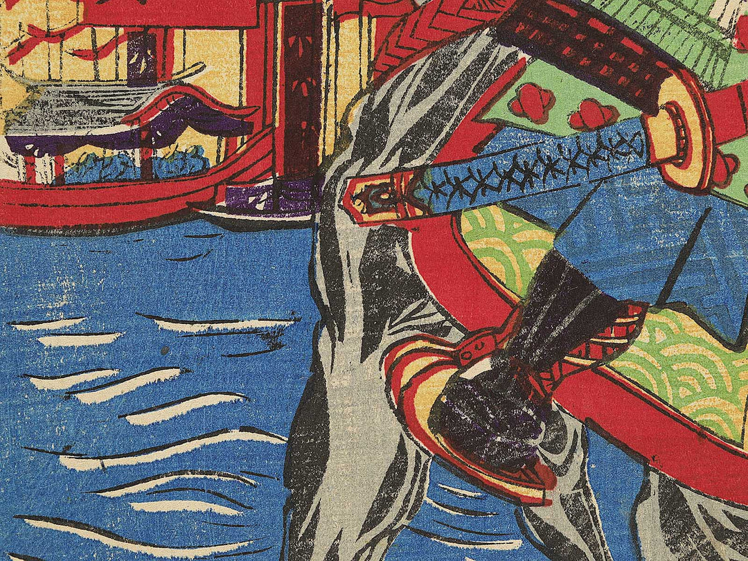 Kumagai Jiro Naozane from the series Honcho musha kagami by Utagawa Kunitoshi / BJ349-419