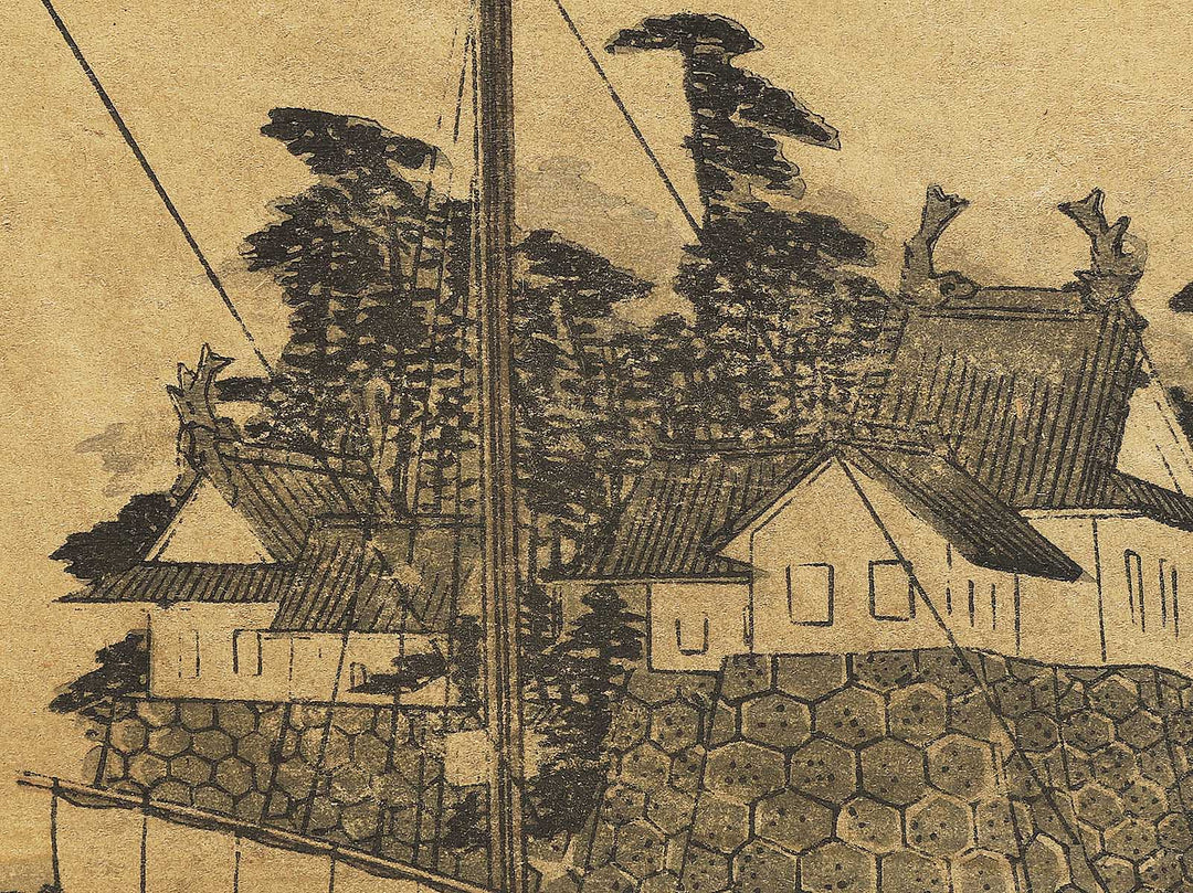 Kuwana from the series The Fifty-three Stations of the Tokaido by Utagawa Hiroshige / BJ351-232