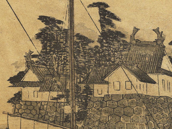 Kuwana from the series The Fifty-three Stations of the Tokaido by Utagawa Hiroshige / BJ351-232