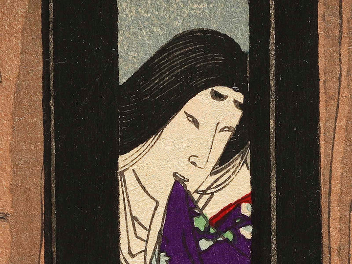 Nakamitsu no isshi Kojumaru migawari from the series Azumanishiki chuya kurabe by Yoshu Chikanobu / BJ338-093