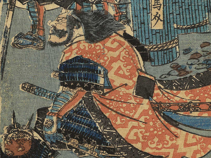 Koji sannen Fujigawa shutsujin no zu by Utagawa Yoshitora / BJ349-384