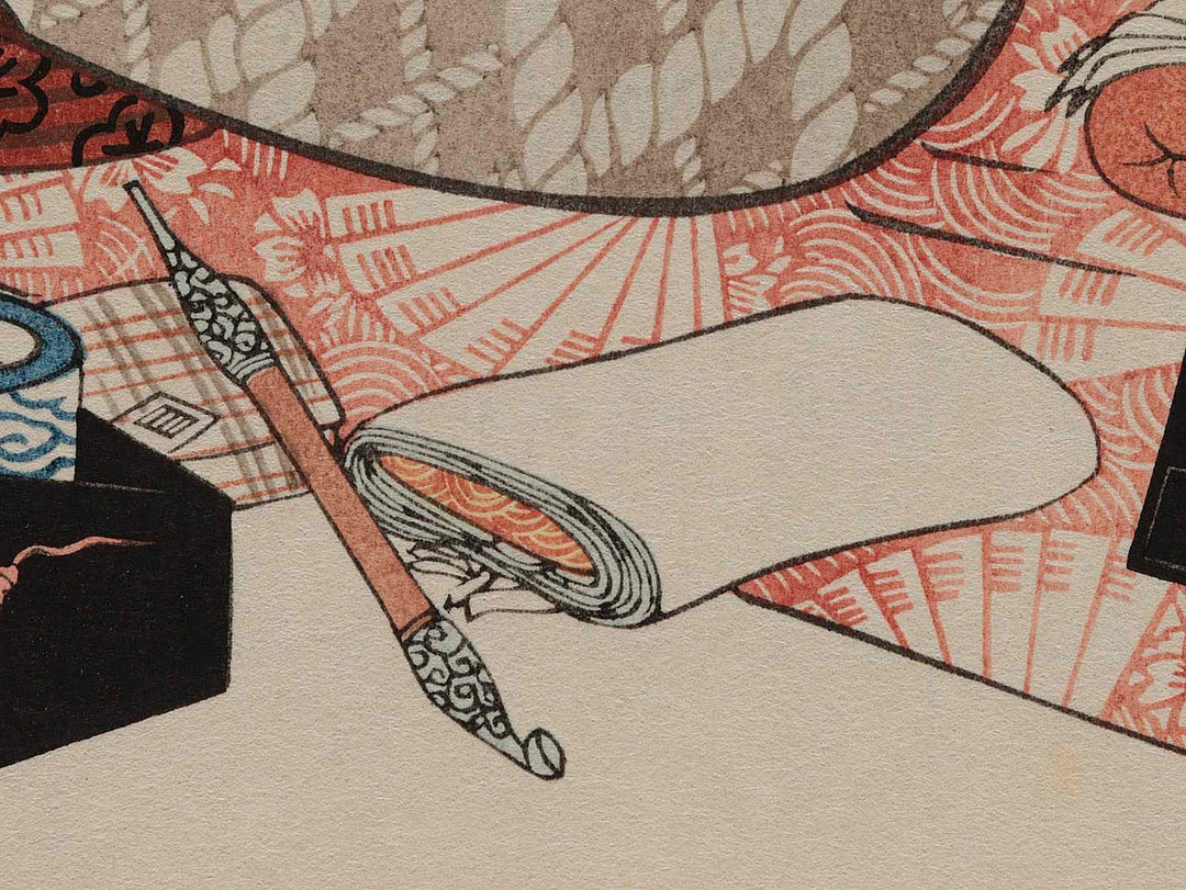 Roka no kureyuki from the series Eight Views of Figures Inside and Outside by Utagawa Hiroshige, (Large print size) / BJ240-149