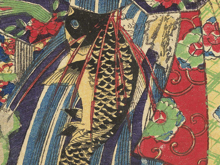 Kinpeiro nai Shizuka Usugumo from the series Meigi hikaku by Utagawa Fusatane / BJ345-492