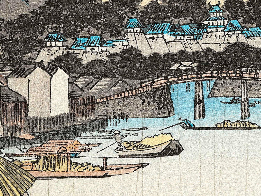 Nihonbashi no hakuu from the series Toto meisho by Utagawa Hiroshige, (Large print size) / BJ342-664