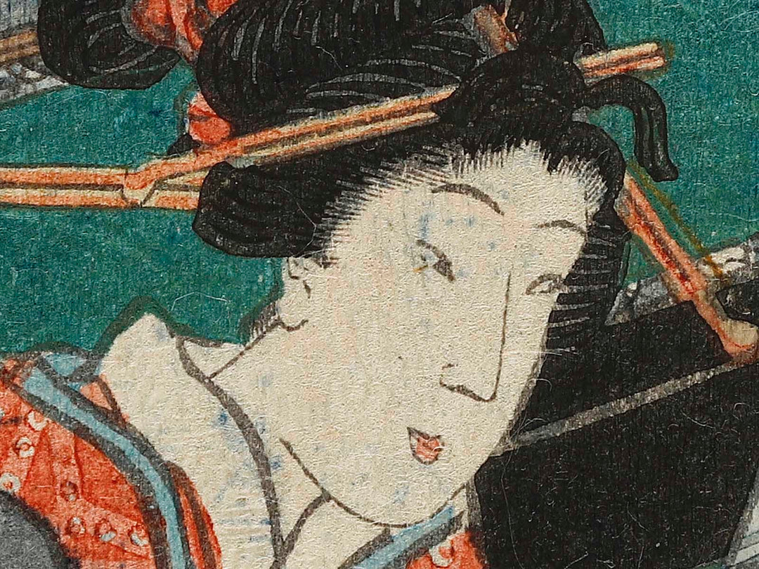 Hanamurasaki from the series Meigi sanjurokka sen by Utagawa Kunisada (Toyokuni III)   / BJ326-781