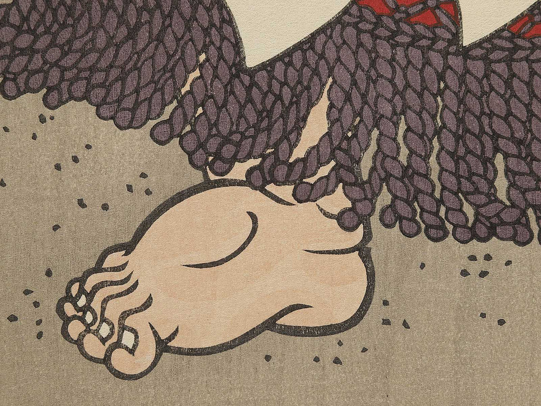 Terukuni Manzo from the series Nishiki-e of the Grand Sumo Tournament in Modern Times by Kinoshita Daimon, (Large print size) / BJ355-852
