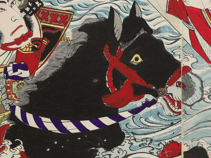 Meijiza shinkyogen by Utagawa Kunisada(Toyokuni III) / BJ345-310