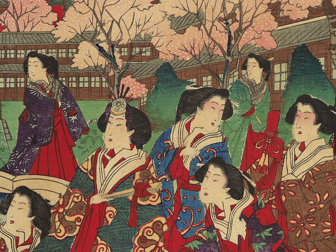 Ueno kouen hakurankaijo bijutsukan shoujou funsuiki no zu by Kobayashi Toshimitsu (Oju Toshimitsu) / BJ354-053