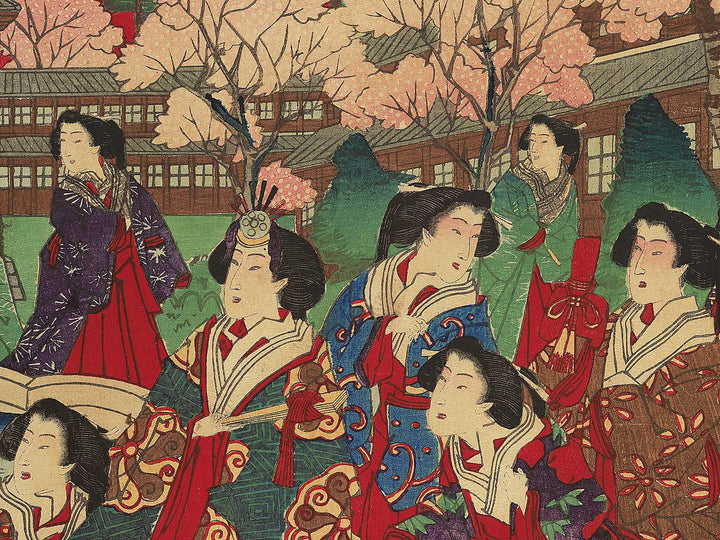 Ueno kouen hakurankaijo bijutsukan shoujou funsuiki no zu by Kobayashi Toshimitsu (Oju Toshimitsu) / BJ354-053