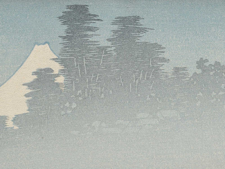 Fuji in the fog from the series One Hundred Views of Mount Fuji by Katsushika Hokusai, (Medium print size) / BJ307-608