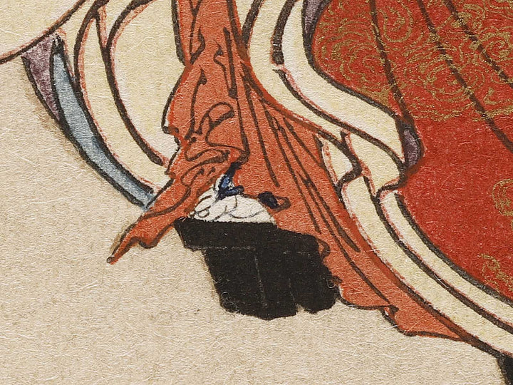 Bijin and Shoki by Kawanabe Kyosai, (Medium print size) / BJ330-799