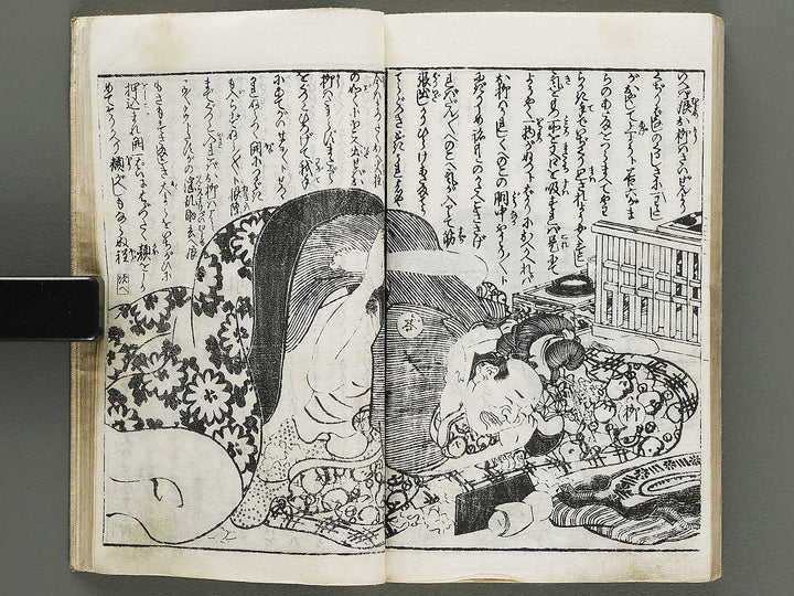 Chigusa no hana futatsu chocho by Utagawa-school / BJ316-183