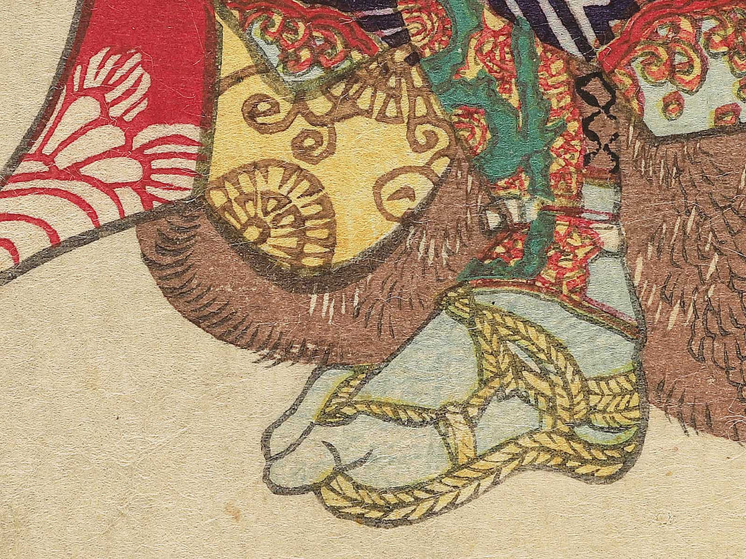Kusunoki Shichirozaemon Masatomo from the series Heroes of the Great Peace by Ochiai Yoshiiku / BJ353-990
