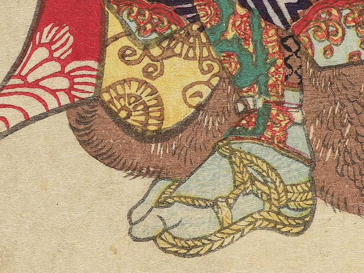 Kusunoki Shichirozaemon Masatomo from the series Heroes of the Great Peace by Ochiai Yoshiiku / BJ353-990