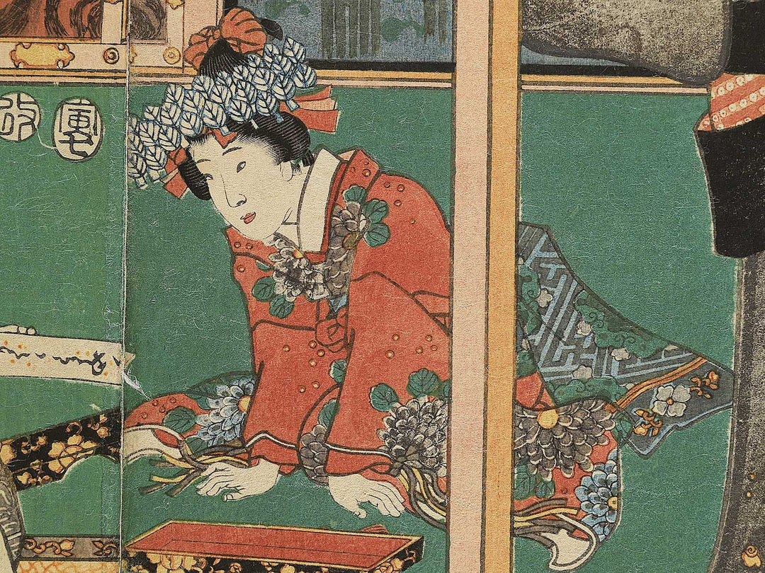 Genjikimi kagetsu asobi by Utagawa Kunisada(Toyokuni III) / BJ348-110