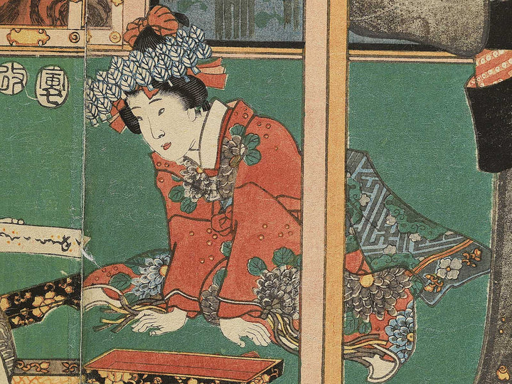 Genjikimi kagetsu asobi by Utagawa Kunisada(Toyokuni III) / BJ348-110