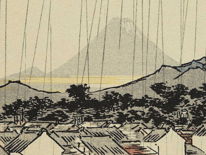 nihonbashi no hakuu from the series Toto meisho by Utagawa Hiroshige, (Medium print size) / BJ330-540