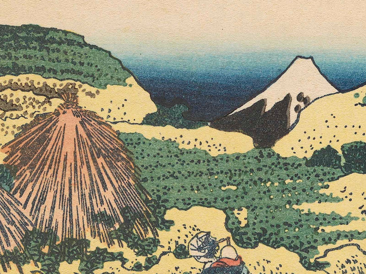 Shimomeguro from the series Thirty-six Views of Mount Fuji by Katsushika Hokusai, (Medium print size) / BJ280-287