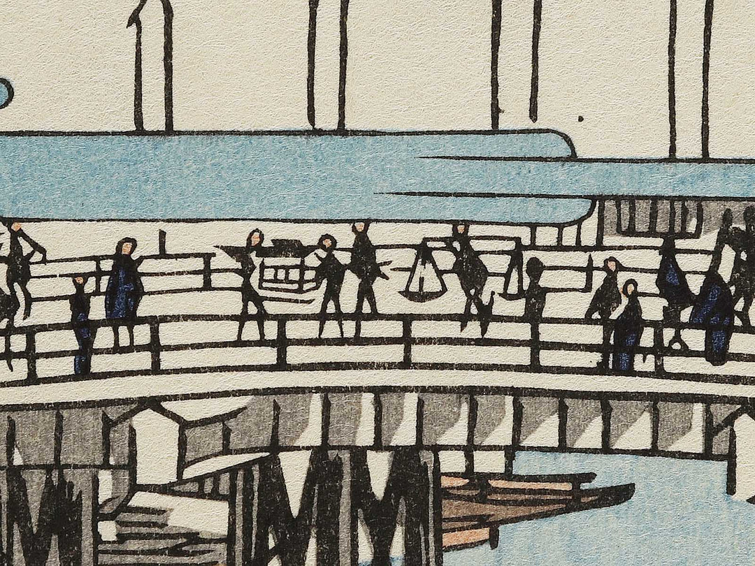 Clearing Weather after Snow at Nihonbashi from the series One Hundred Famous Views of Edo / BJ336-910