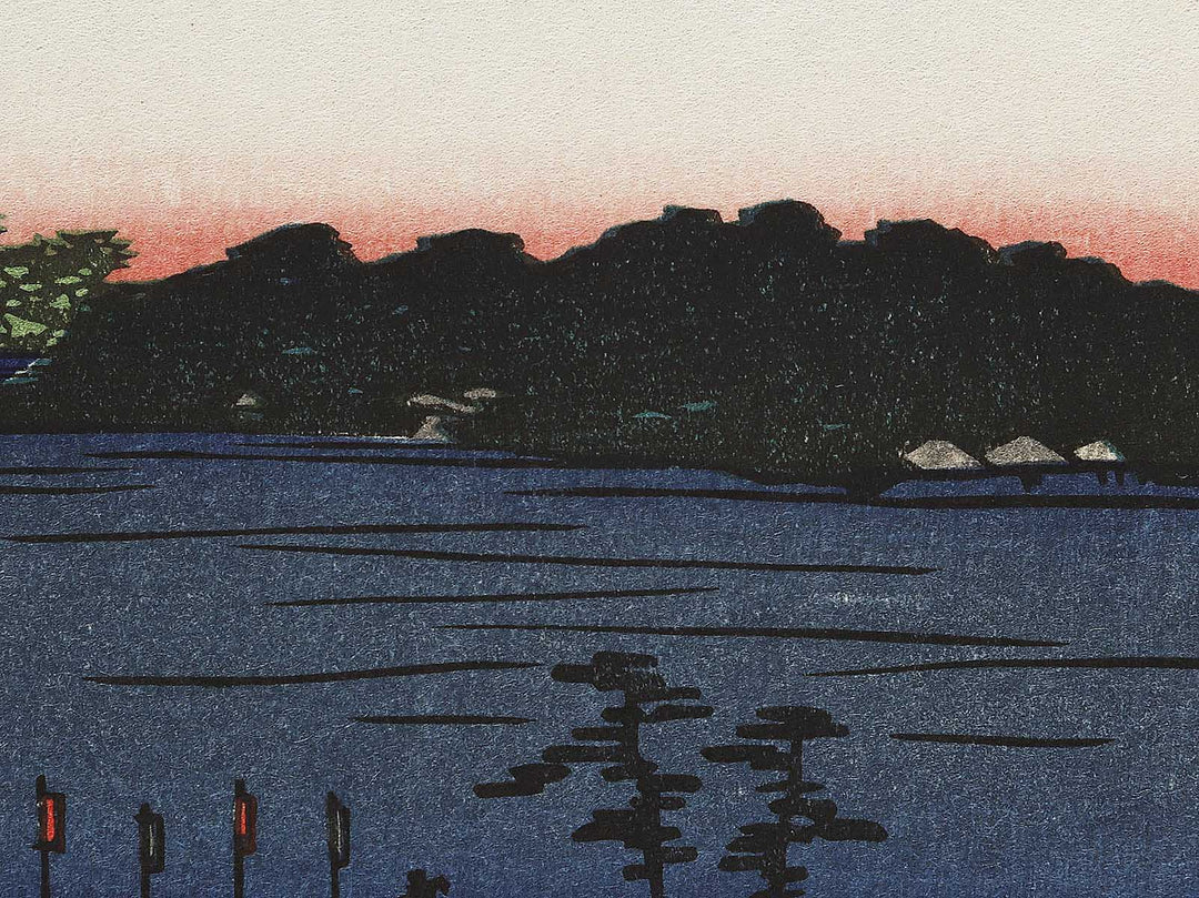 Azuma Shrine and the Entwined Camphor from the series One Hundred Famous Views of Edo by Utagawa Hiroshige, (Large print size) / BJ337-092