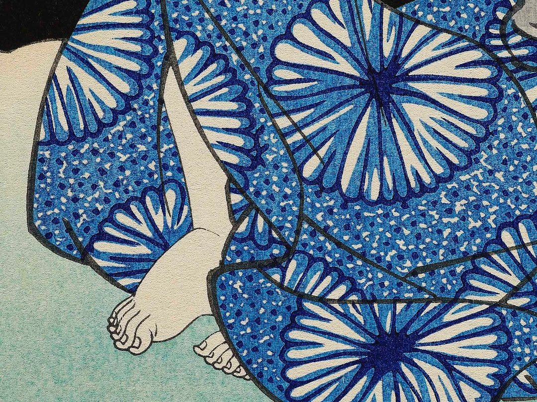 Okutsu juhachi from the series Tokaido Beauties by Keisai Eisen, (Large print size) / BJ346-157