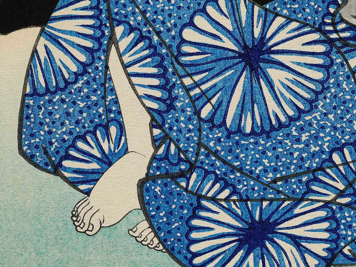 Okutsu juhachi from the series Tokaido Beauties by Keisai Eisen, (Large print size) / BJ346-157