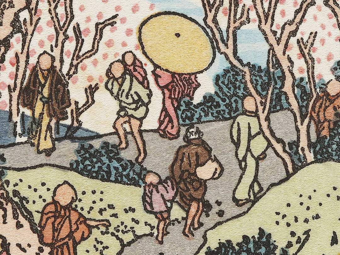 Sumida no fuji from the series One Hundred Views of Mount Fuji by Katsushika Hokusai, (Medium print size) / BJ327-341