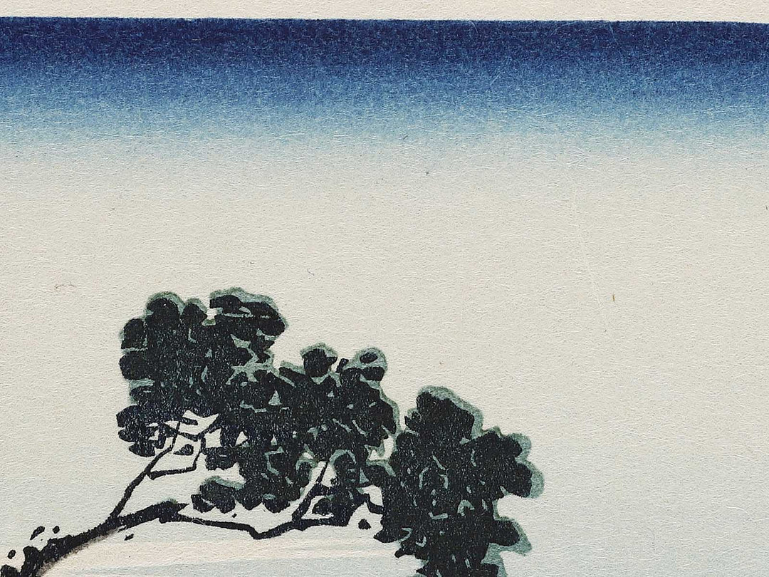 Fujimibara in Owari Province from the series Thirty-six Views of Mount Fuji by Katsushika Hokusai, (Small print size) / BJ311-010