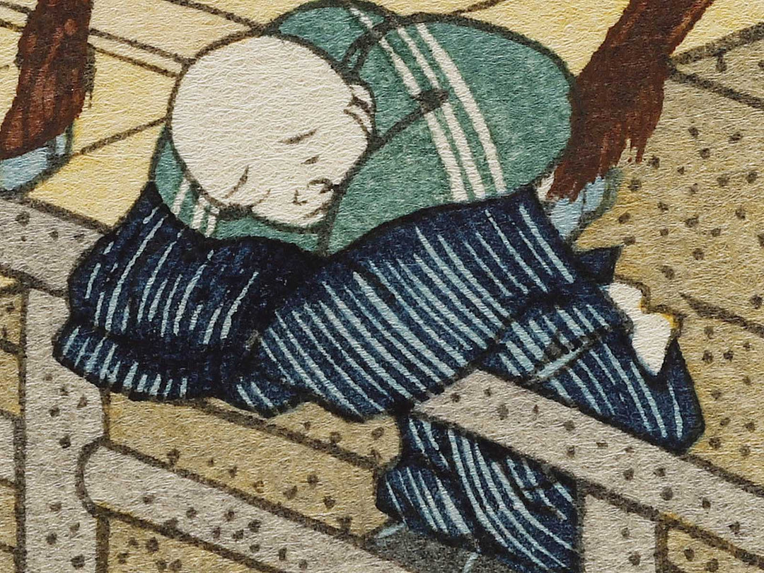 Echizen fukui no hashi from the series Shokoku meisho kiran by Katsushika Hokusai, (Large print size) / BJ337-463