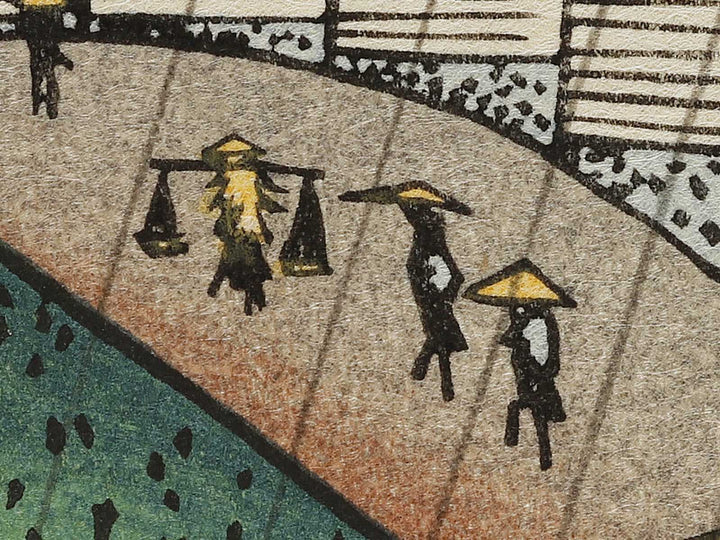 Seido Hall and Kanda River from Shohei Bridge from the series One Hundred Famous Views of Edo by Utagawa Hiroshige, (Large print size) / BJ336-903