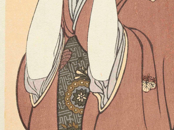 Hour of the Monkey (around 4pm) from the series Daughter Sundial by Kitagawa Utamaro, (Medium print size) / BJ221-571