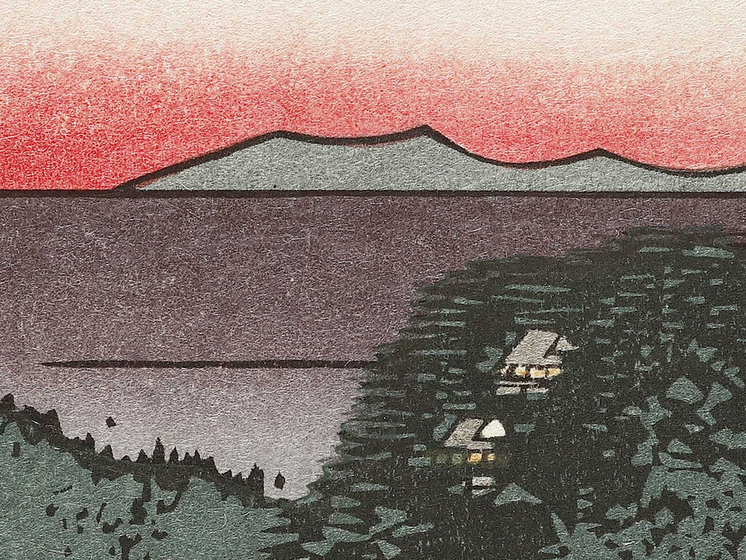 Waka no ura from the series Famous Views of the Sixty-odd Provinces by Utagawa Hiroshige, (Large print size) / BJ334-082