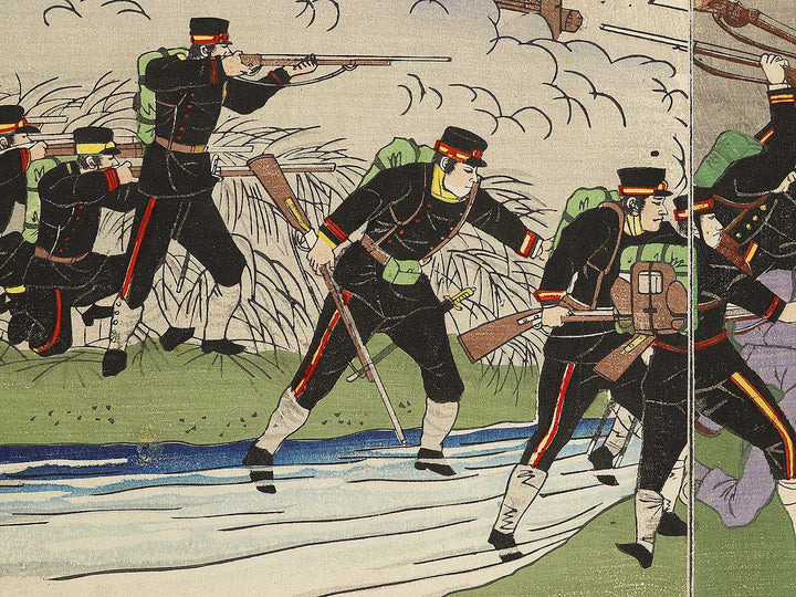 Heijo daigekisen Nihongun daishori by Utagawa Kunitoshi / BJ323-652