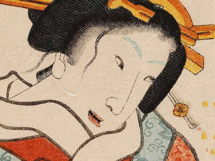 Matsukase from the series Genji goshu yojo by Utagawa Kunisada(Toyokuni III) / BJ325-850