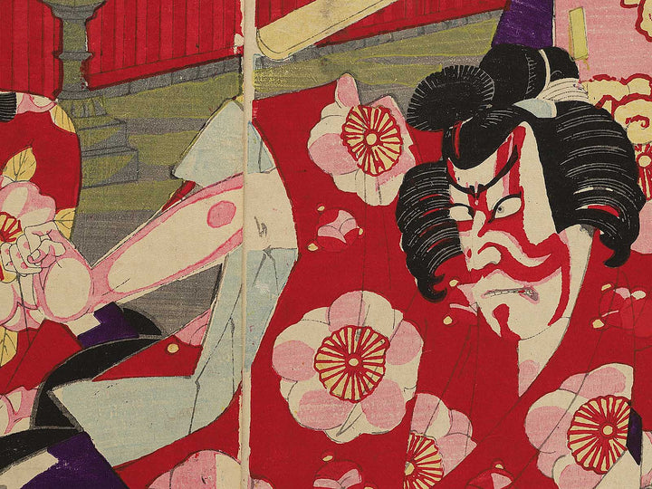 Tenjinki kurumahiki by Utagawa Kunisada(Toyokuni III) / BJ350-399