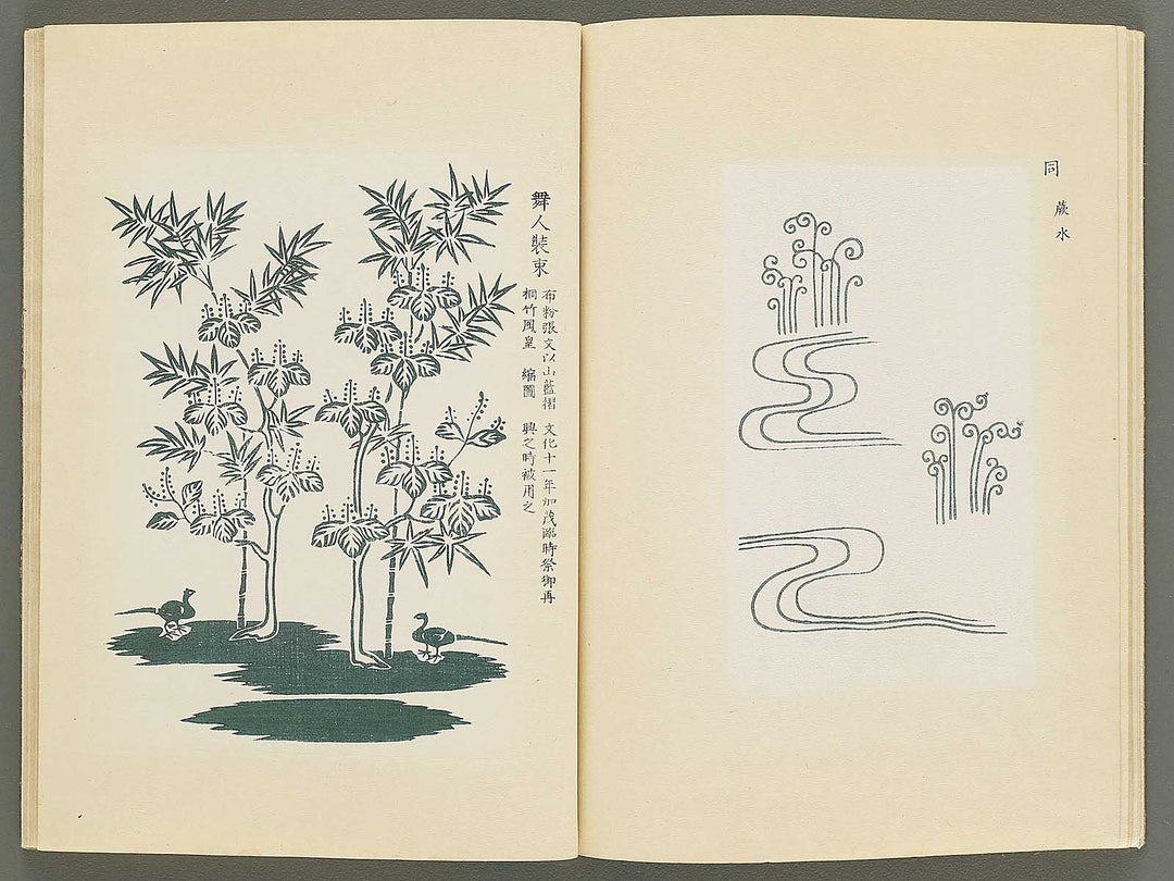 Kojitsu sosho shokumon zue (Nishiki orimono) by Honma Hyakuri / BJ350-448