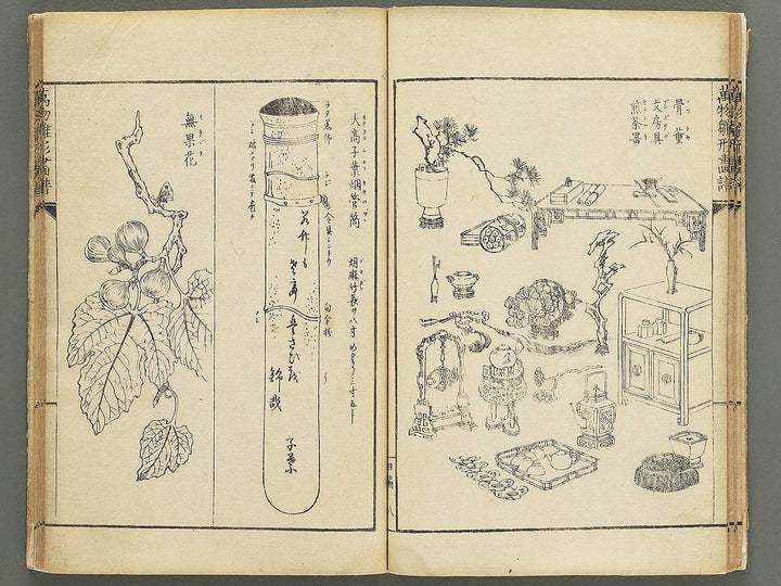 Banbutsu hinagata gafu Volume 4 by Sensai Eisaku / BJ348-593