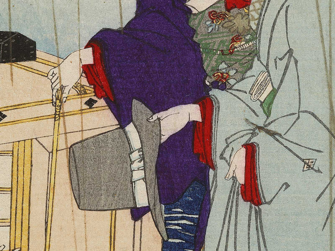 Onakatomi no Yorimoto from the series Jyunshoku sanjurokka sen by Toyohara Kunichika / BJ335-202